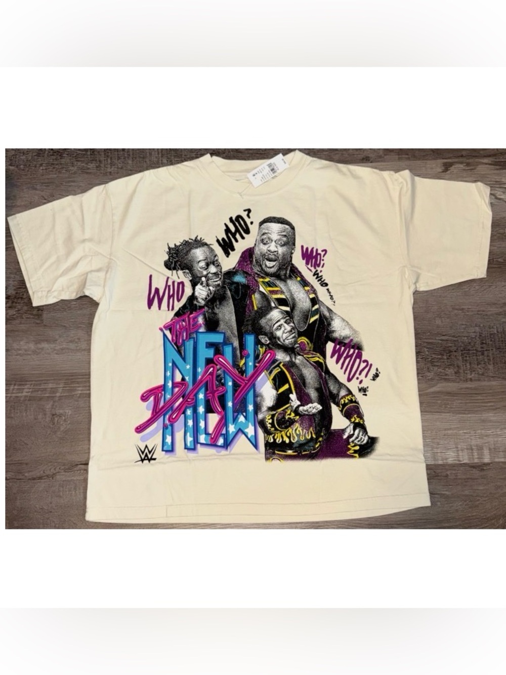 NWT Men's WWE The New Day "Who?" Graphic T-Shirt Size XL